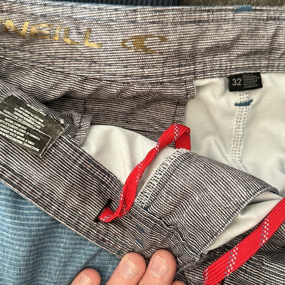 Medium blue men’s 32 pattern shorts - Picture 2 of 2